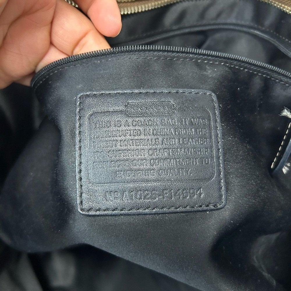 Coach Y2K  Brown and Black Signature Tote - Picture 10 of 13